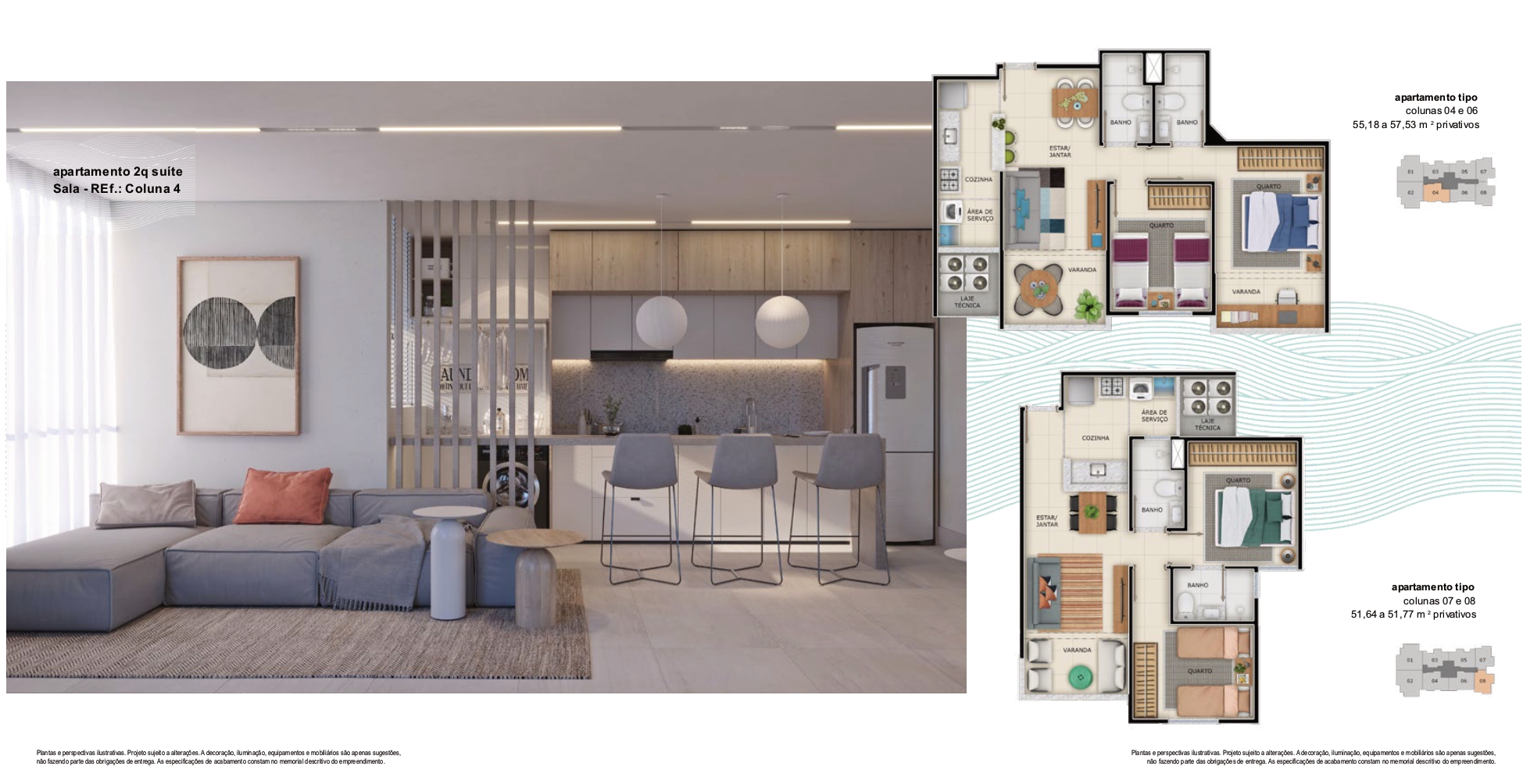 Foto do imóvel: Apartamento com 3 Quartos à Venda, 80 m² em Praia de Itaparica - Vila Velha