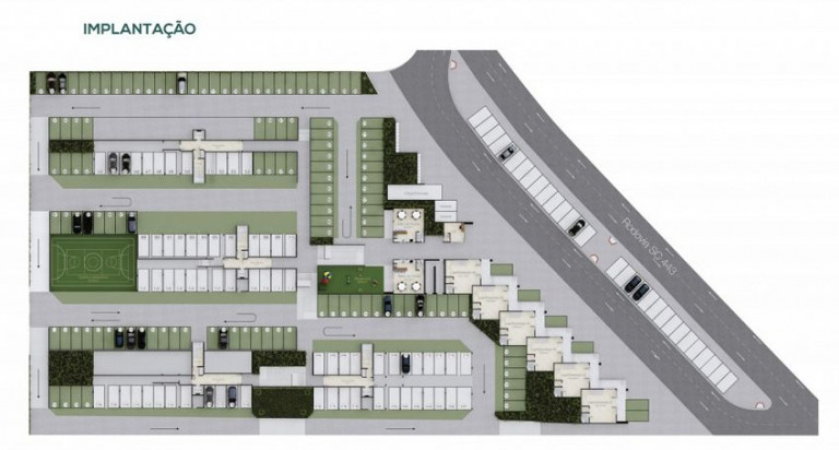 Imagem Apartamento com 2 Quartos à Venda, 61 m²em dos Imigrantes - Criciúma