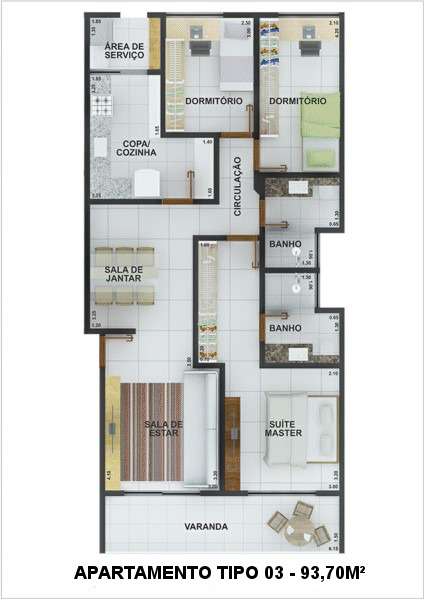 Imagem Casa de Condomínio com 3 Quartos à Venda, 93 m² em Lagoa - Porto Velho