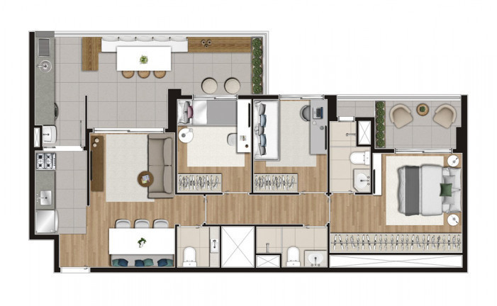 Imagem Apartamento com 4 Quartos à Venda,  em Vila Leopoldina - São Paulo