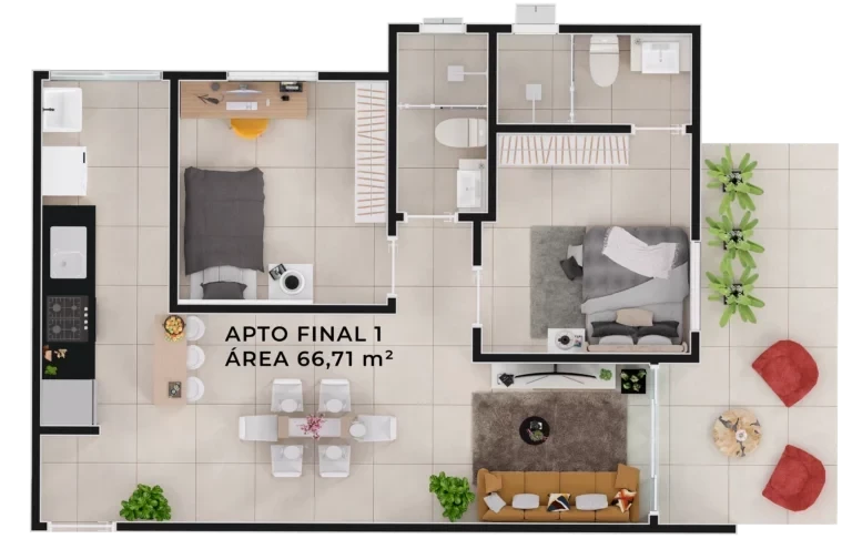 Imagem Apartamento com 2 Quartos à Venda, 69 m² em Centro - Itanhaém