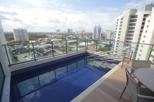 Imagem Flat com 1 Quarto para Alugar, 28 m² em Boa Viagem - Recife