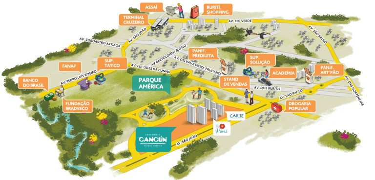 Imagem Apartamento com 2 Quartos à Venda, 52 m² em Parque Santa Cecília - Aparecida de Goiânia