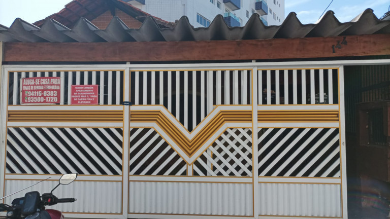 Imagem Casa com 2 Quartos para Temporada, 130 m² em Mirim - Praia Grande