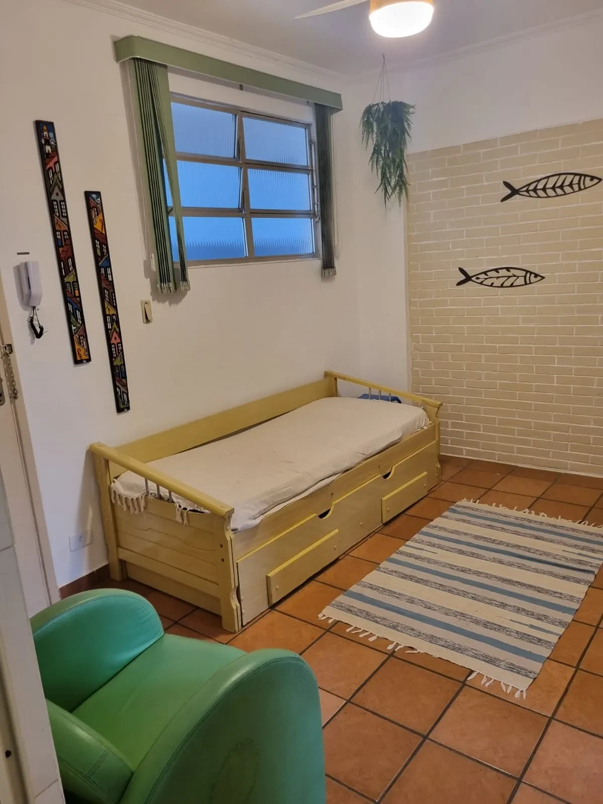 Imagem Apartamento com 1 Quarto para Alugar, 45 m² em Aparecida - Santos