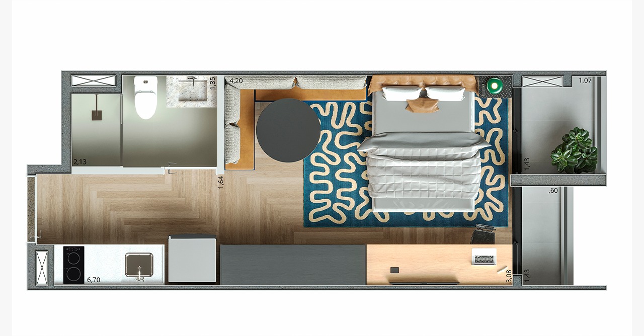 Imagem Apartamento com 1 Quarto à Venda, 31 m²em Vila Guarani (Z Sul) - São Paulo