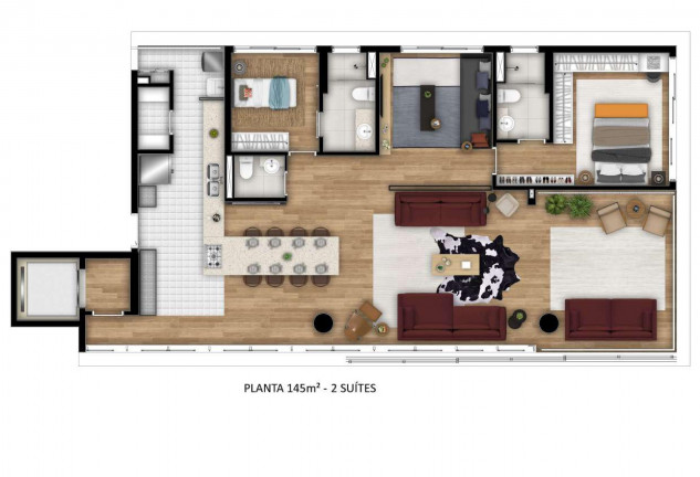 Imagem Apartamento com 3 Quartos à Venda, 145 m² em Jardim Paulista - São Paulo
