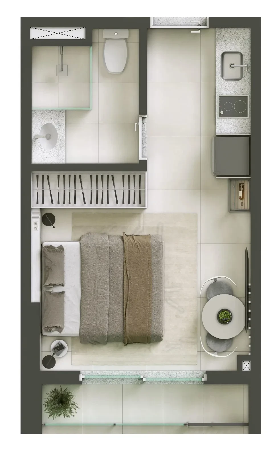 Imagem Studio com 1 Quarto à Venda, 21 m² em Miramar - João Pessoa