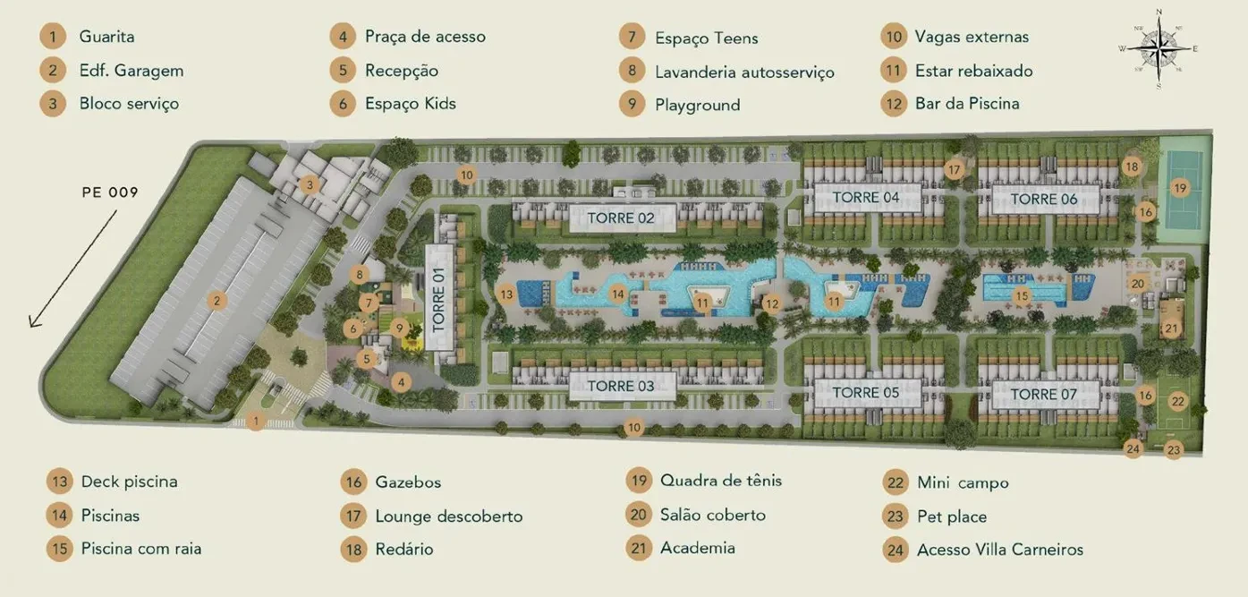 Imagem Studio com 1 Quarto à Venda, 25 m² em Tamandaré - Tamandaré