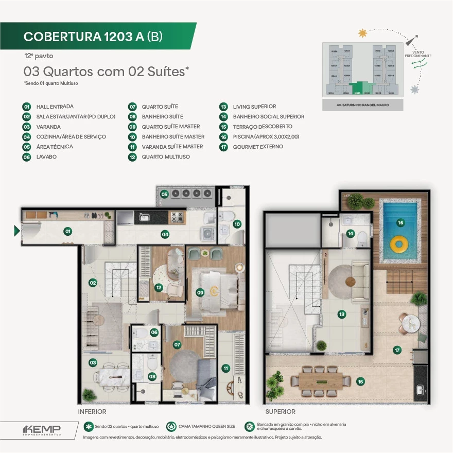 Imagem Apartamento com 2 Quartos à Venda, 59 m² em Praia de Itaparica - Vila Velha Imagem Apartamento com 2 Quartos à Venda, 59 m² em Praia de Itaparica - Vila Velha
