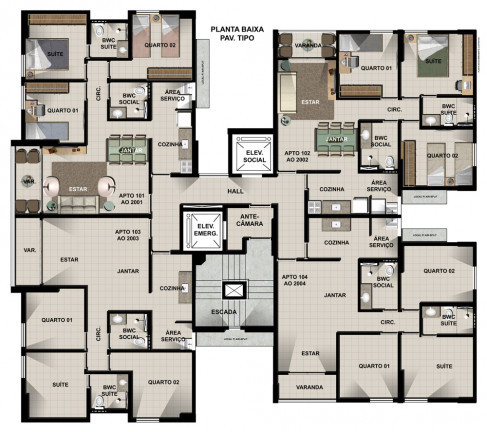 Imagem Apartamento com 3 Quartos à Venda, 72 m² em Pina - Recife