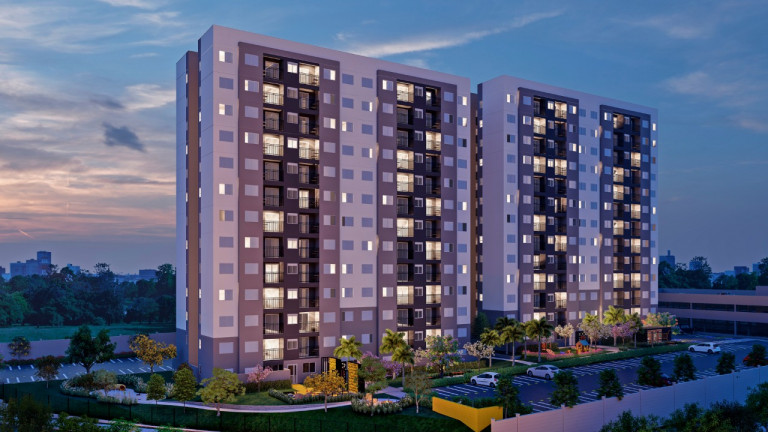 Imagem Apartamento com 2 Quartos à Venda, 55 m² em Parque São Miguel - Hortolândia