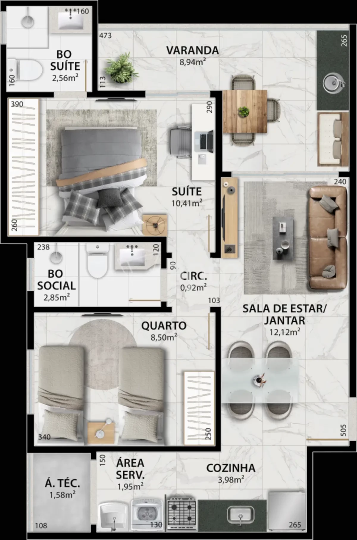 Imagem Apartamento com 2 Quartos à Venda, 171 m² em Praia de Itaparica - Vila Velha Imagem Apartamento com 2 Quartos à Venda, 171 m² em Praia de Itaparica - Vila Velha