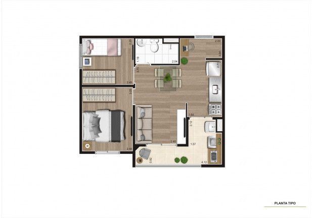 Apartamento com 2 Quartos à Venda,  em Vila Pirituba - São Paulo