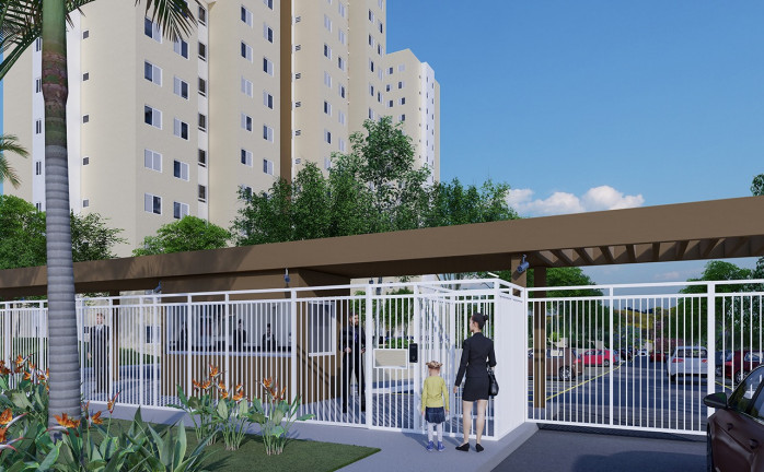 Apartamento com 2 Quartos à Venda, 52 m² em Jardim de Lourdes - Embu das Artes