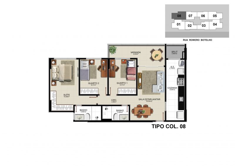 Imagem Apartamento com 3 Quartos à Venda, 97 m² em Praia da Costa - Vila Velha