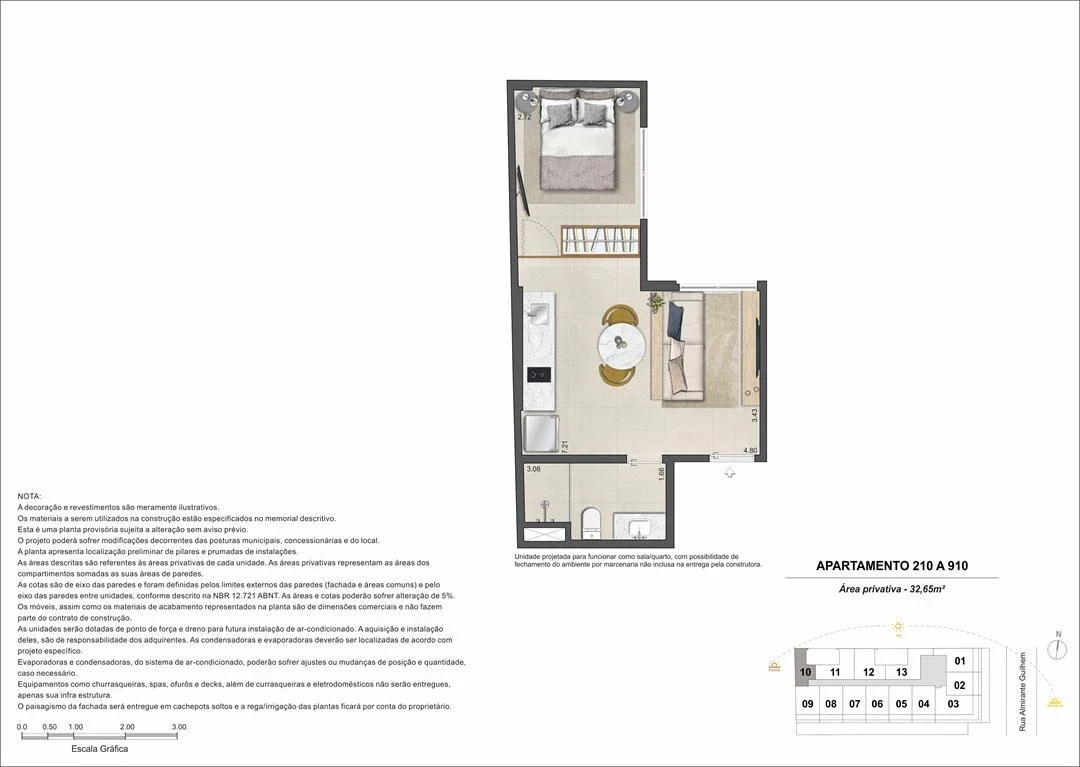 Imagem Studio com 1 Quarto à Venda, 32 m² em Leblon - Rio de Janeiro