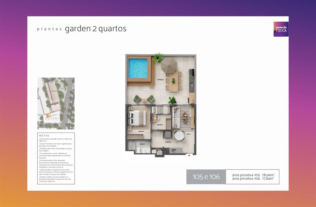 Foto do imóvel: Apartamento com 2 Quartos à Venda, 52 m² em Tijuca - Rio de Janeiro