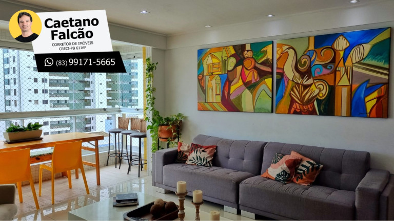 Foto do imóvel: Apartamento com 3 Quartos à Venda, 127 m² em Tambaú - João Pessoa