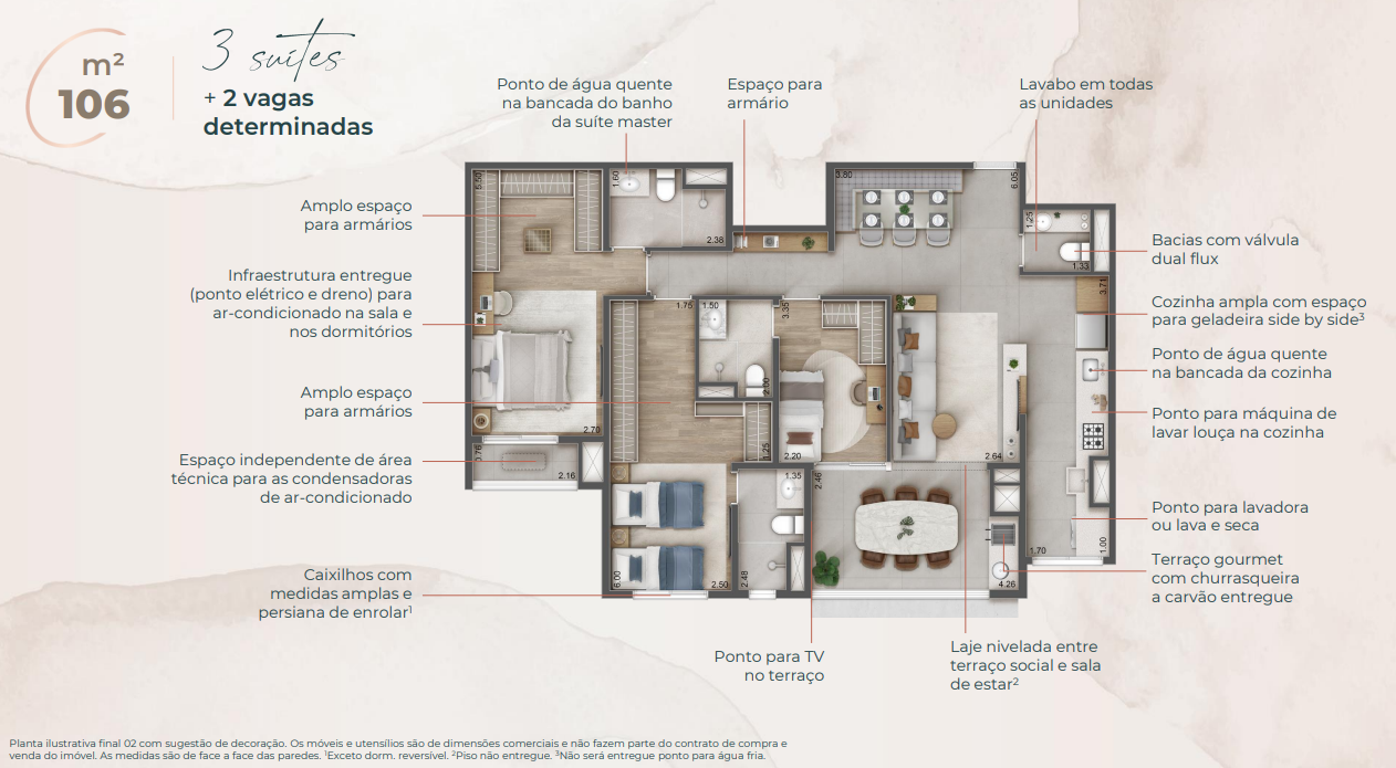 Imagem Apartamento com 3 Quartos à Venda, 106 m² em Vila Paulicéia - São Paulo