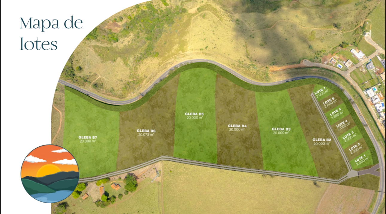 Foto do imóvel: Terreno à Venda, 2.000 m² em Gigante das Águas  - Joanópolis