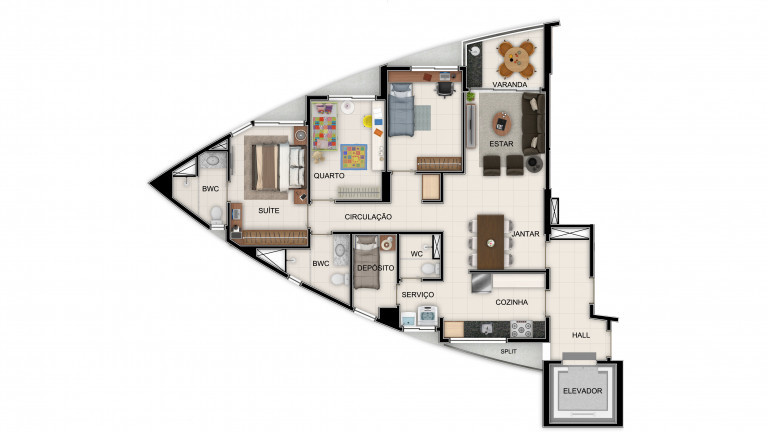 Imagem Apartamento com 3 Quartos à Venda, 88 m² em Graças - Recife