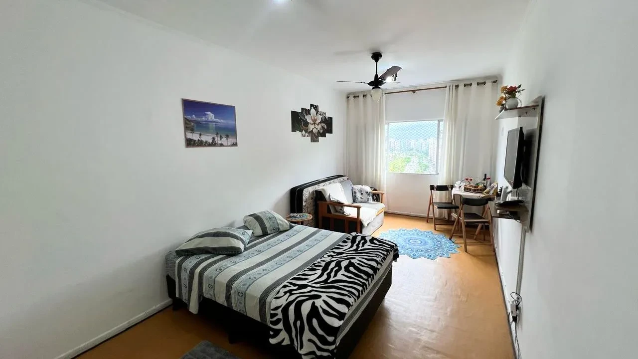 Imagem Apartamento com 1 Quarto à Venda, 33 m² em Itararé - São Vicente