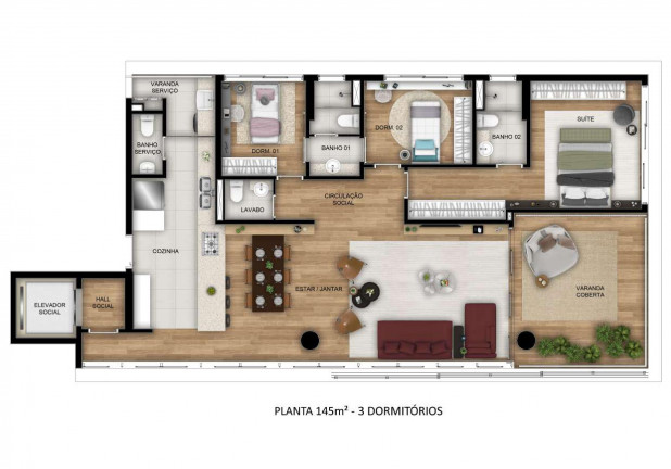 Imagem Apartamento com 3 Quartos à Venda, 145 m² em Jardim Paulista - São Paulo