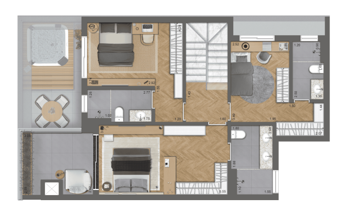 Imagem Cobertura com 3 Quartos à Venda, 175 m² em Bigorrilho - Curitiba