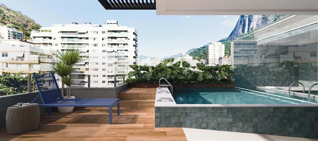 Imagem Apartamento com 2 Quartos à Venda, 76 m² em Humaitá - Rio de Janeiro