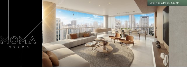 Imagem Apartamento com 3 Quartos à Venda, 147 m² em Moema - São Paulo