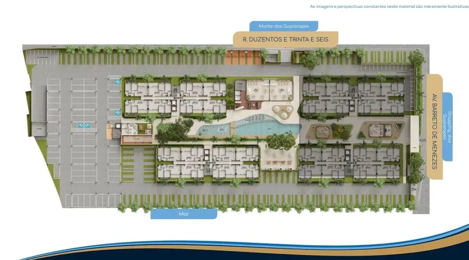Imagem Apartamento com 2 Quartos à Venda, 47 m² em Guararapes - Jaboatão dos Guararapes