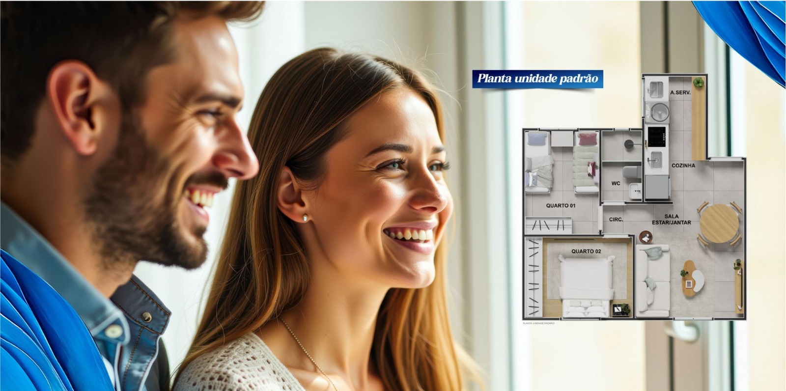 Foto do imóvel: Apartamento com 2 Quartos à Venda, 41 m² em Papagaio - Feira de Santana