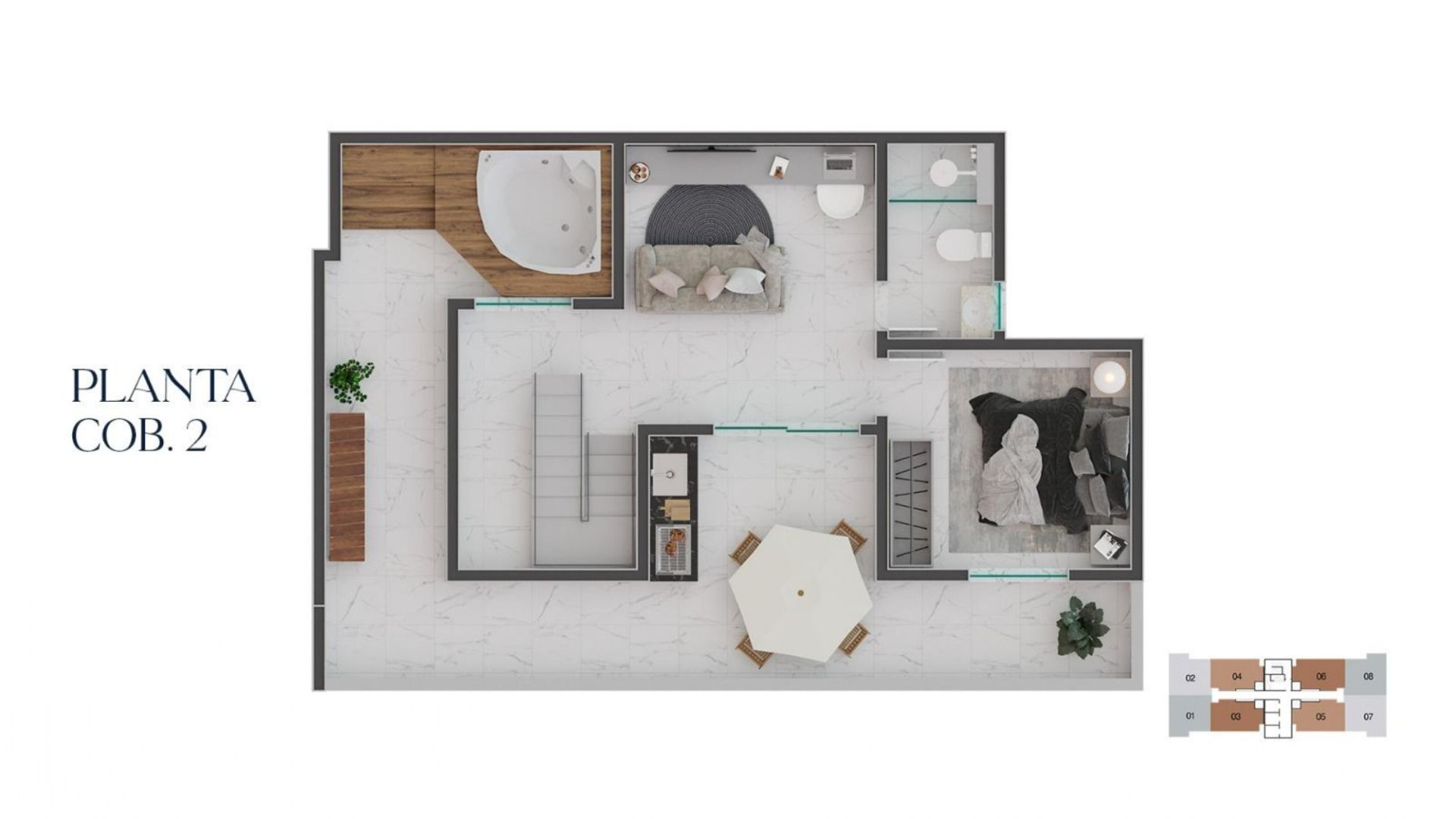 Foto do imóvel: Apartamento com 2 Quartos à Venda, 56 m² em Boa Vista - Juiz de Fora