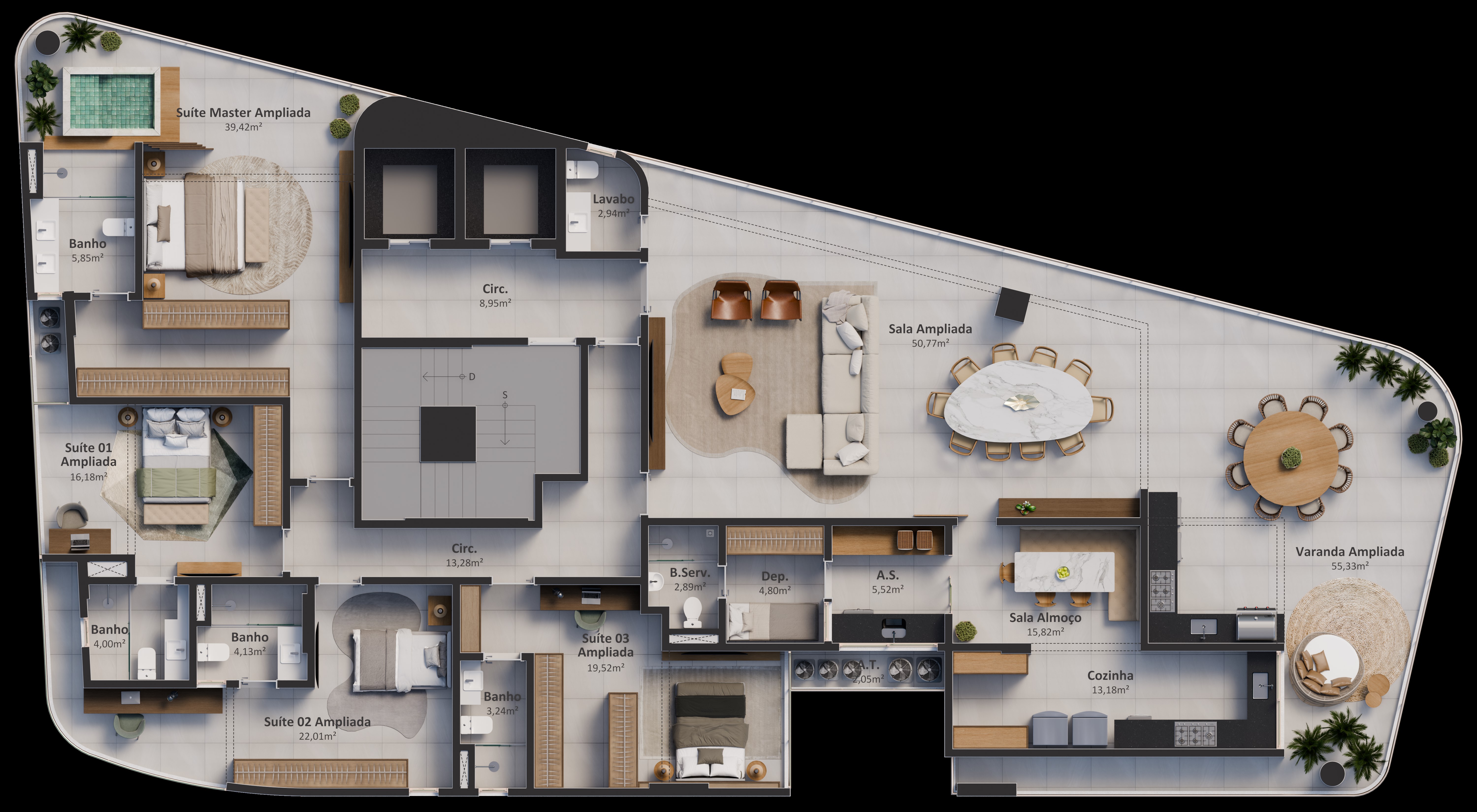 Imagem Apartamento com 4 Quartos à Venda, 223 m² em Praia da Costa - Vila Velha