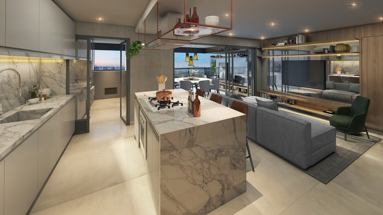 Apartamento com 3 Quartos à Venda, 120 m² em Santo Amaro - São Paulo