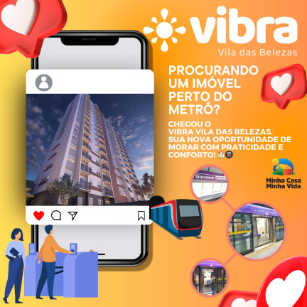 Imagem Apartamento com 2 Quartos à Venda, 37 m²em Vila das Belezas - São Paulo