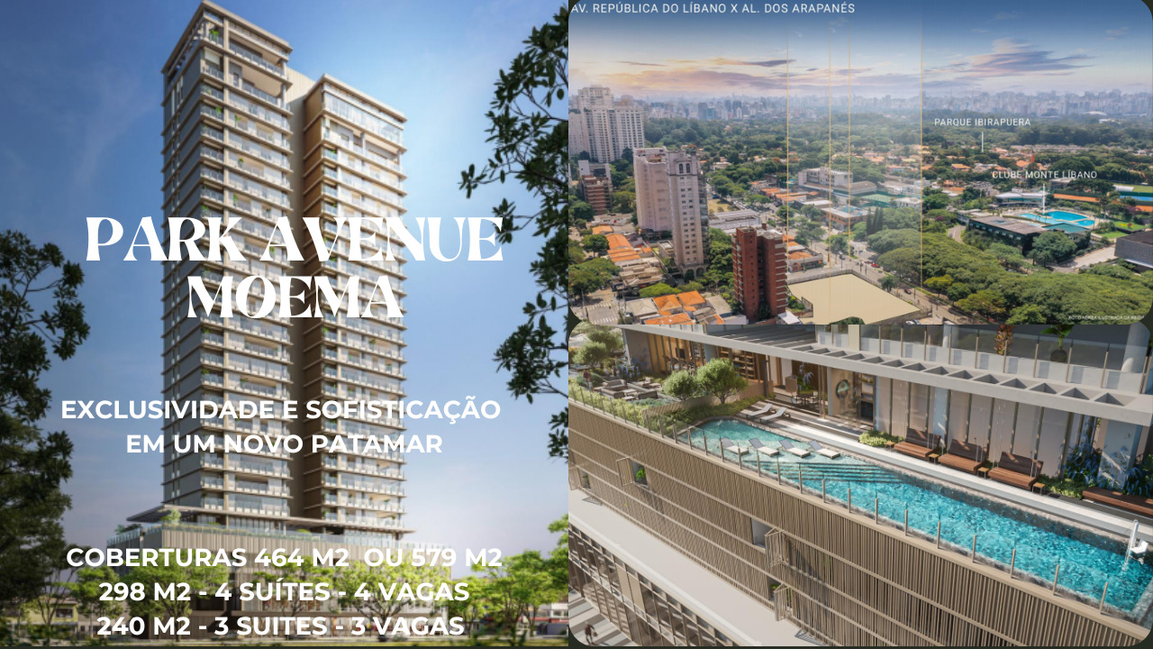 Apartamento com 3 Quartos à Venda, 240 m²em Ibirapuera - São Paulo