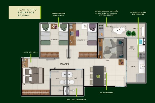 Foto do imóvel: Apartamento com 2 Quartos à Venda, 51 m² em Nossa Senhora da Conceição - Paulista