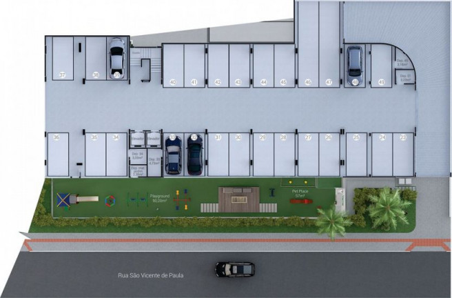 Imagem Apartamento com 2 Quartos à Venda, 70 m²em Michel - Criciúma