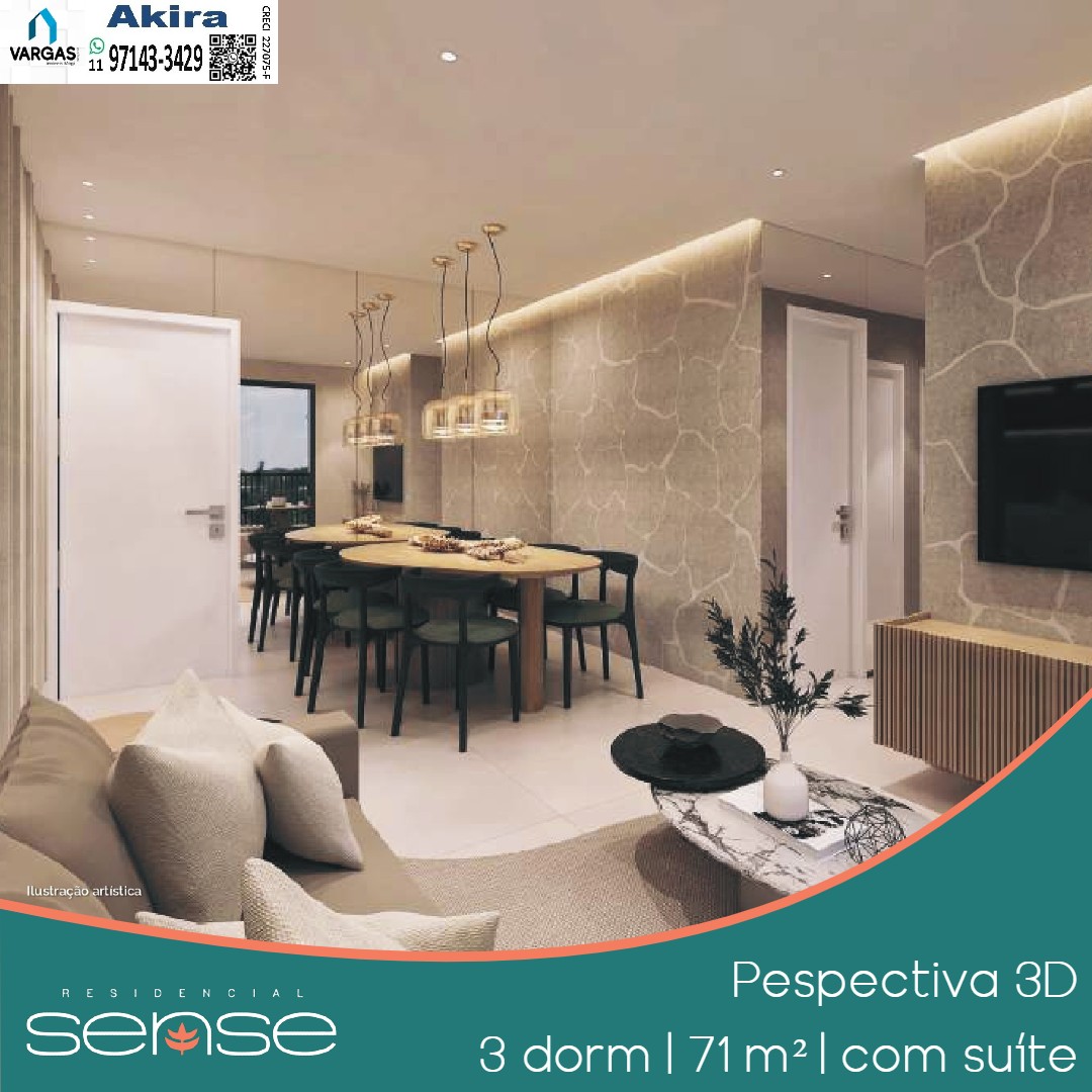 Imagem Apartamento com 3 Quartos à Venda, 71 m² em Jardim Armênia - Mogi das Cruzes