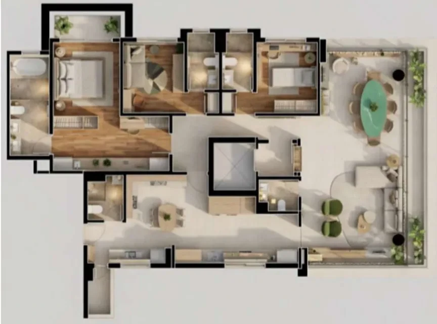 Imagem Apartamento com 3 Quartos à Venda, 180 m² em Jardim - Santo André