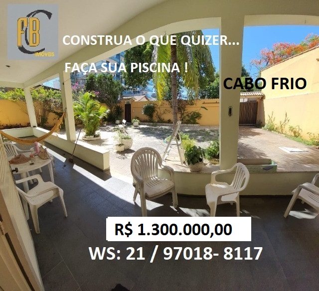 Imagem Casa com 3 Quartos à Venda, 450 m²em Vila Nova - Cabo Frio