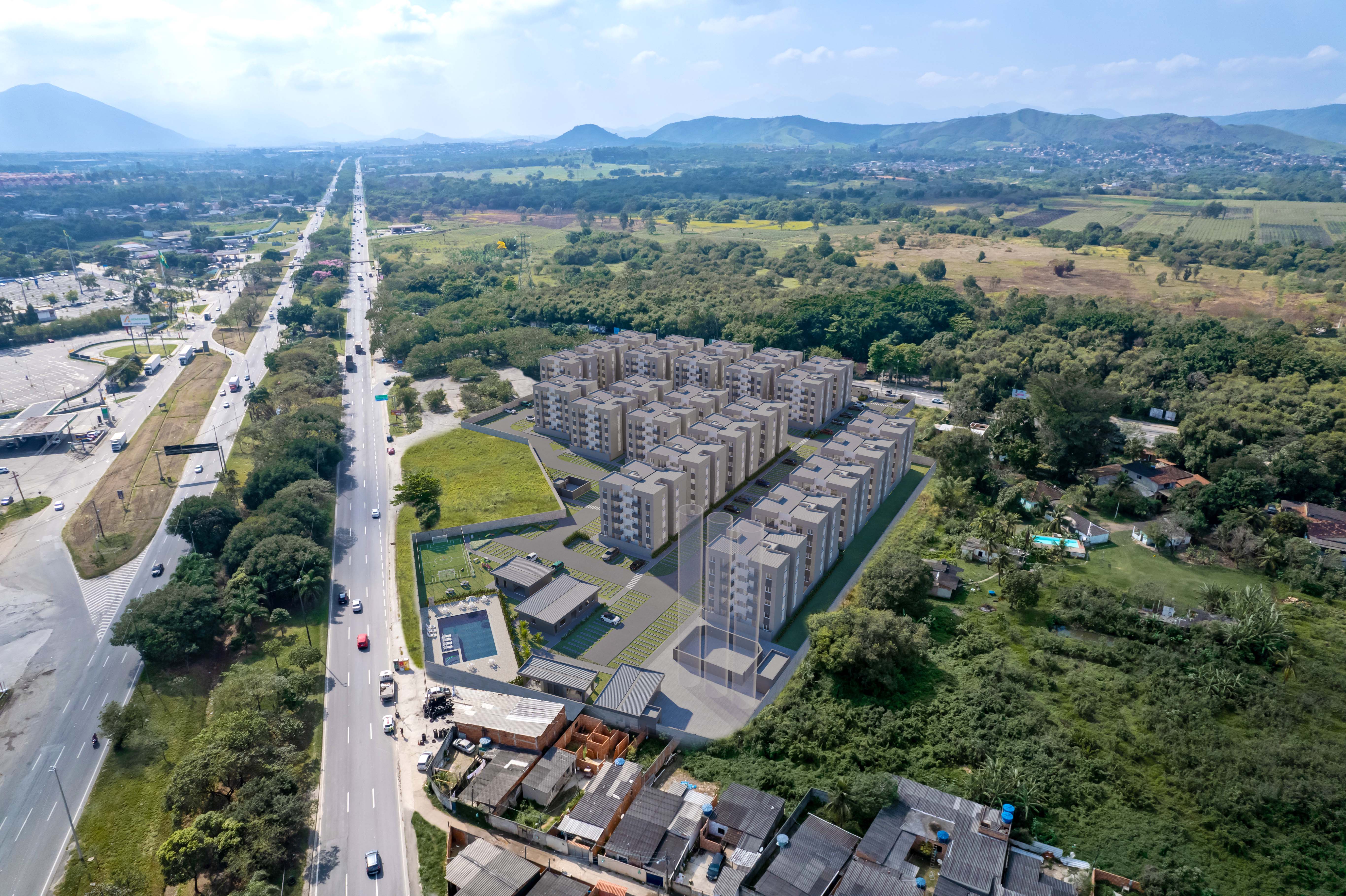 Imagem Apartamento com 2 Quartos à Venda, 45 m² em Santa Cruz - Rio de Janeiro