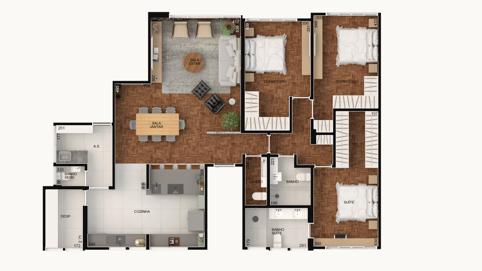 Imagem Apartamento com 3 Quartos à Venda, 156 m²em Santa Cecília - São Paulo