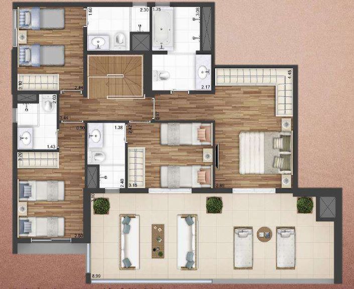 Imagem Cobertura com 3 Quartos à Venda, 241 m² em Vila Leopoldina - São Paulo