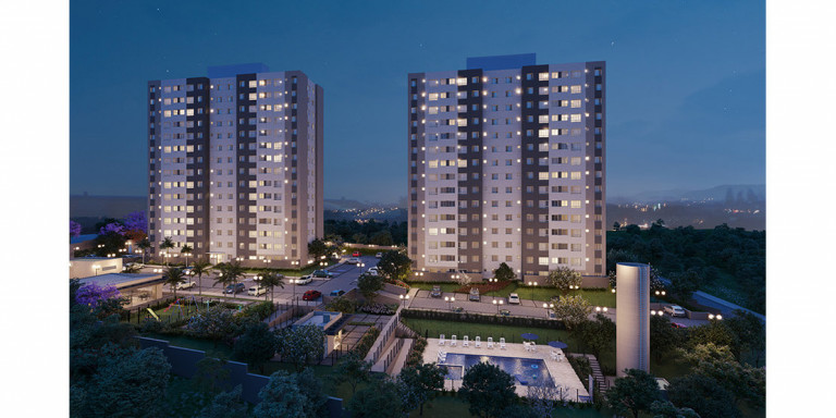 Apartamento com 2 Quartos à Venda, 45 m² em Santa Maria - Belo Horizonte