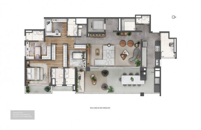 Imagem Apartamento com 4 Quartos à Venda, 180 m²em Alto da Lapa - São Paulo