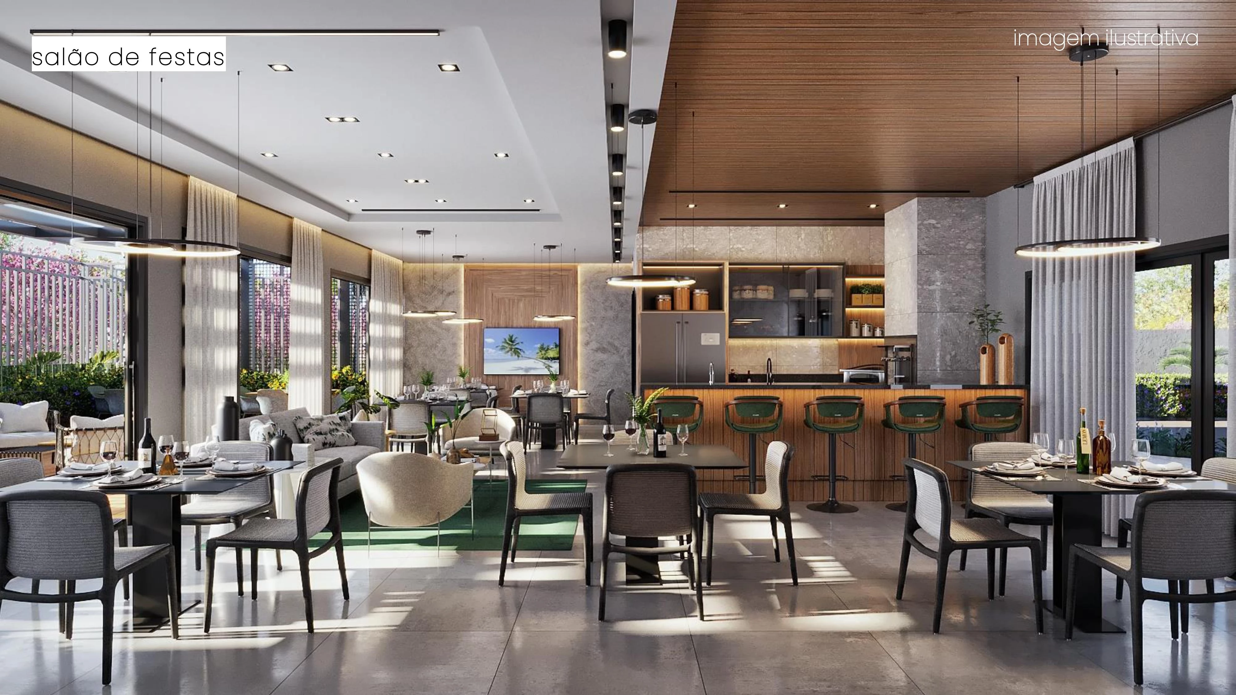 Imagem Apartamento com 1 Quarto à Venda, 65 m² em Tiradentes - Campo Grande