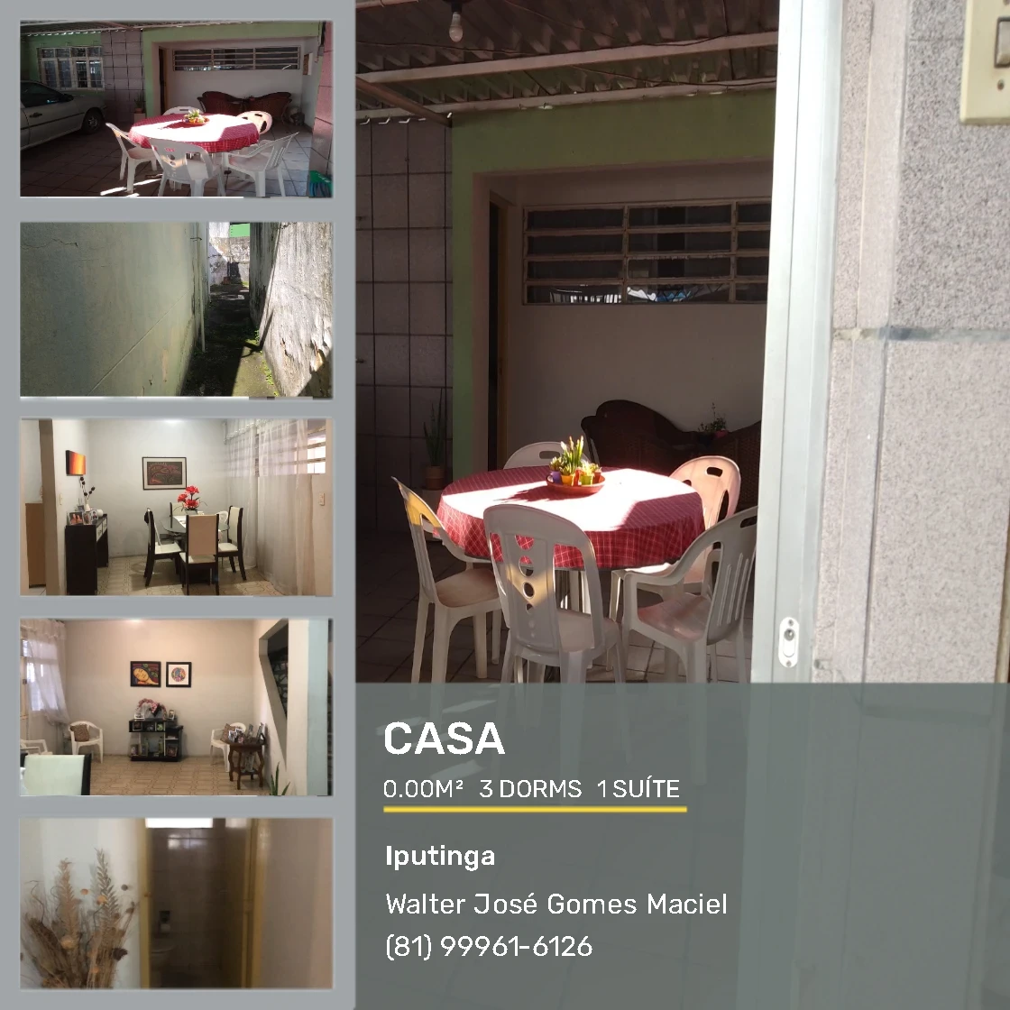 Foto do imóvel: Casa com 3 Quartos à Venda, 100 m² em Iputinga - Recife